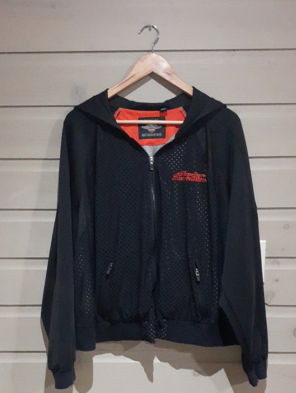 Harley Davidson Women's Freedom Machine Perforated Mesh Full-zip Light Jacket 2W